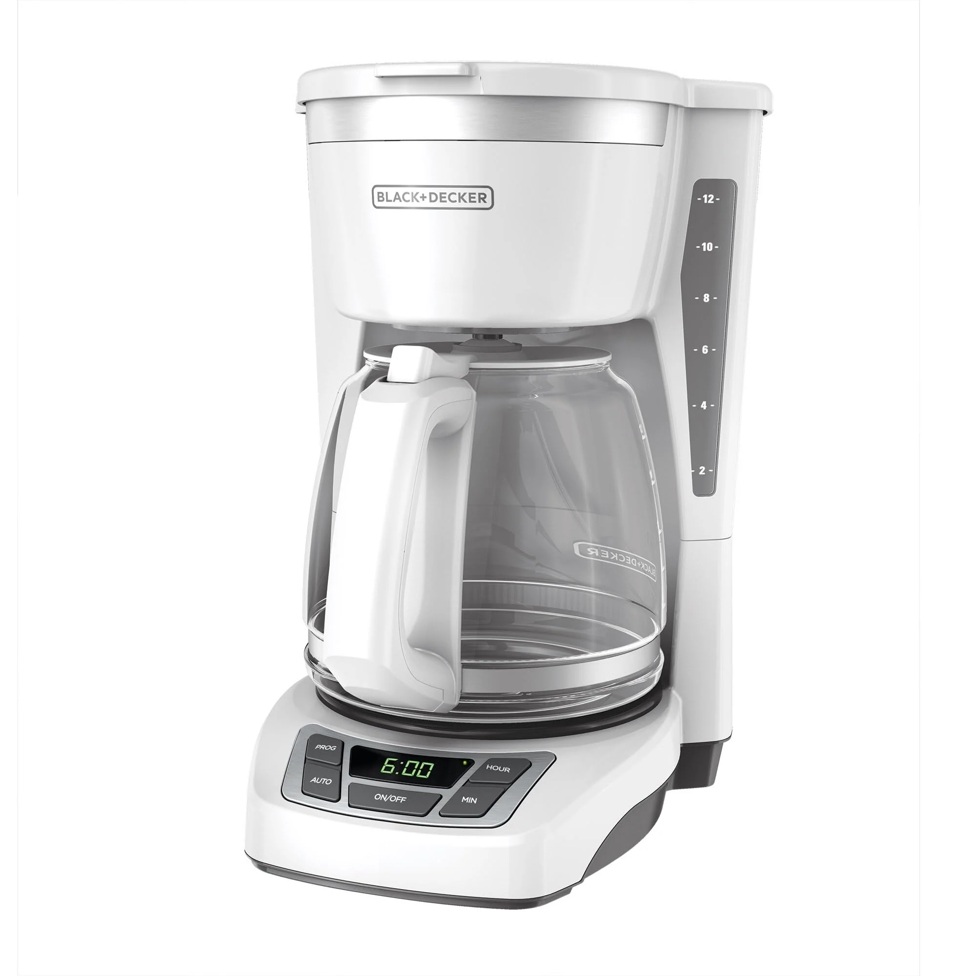 12-Cup Digital Coffee Maker, CM1160W, Programmable, Washable Basket Filter, Sneak-A-Cup, Auto Brew, Water Window