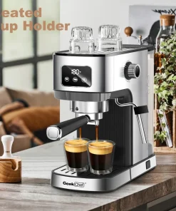 Compact Coffee Machine for Home Geek Chef Espresso Machine - 11.80"L * 5.90"W * 12.20"H