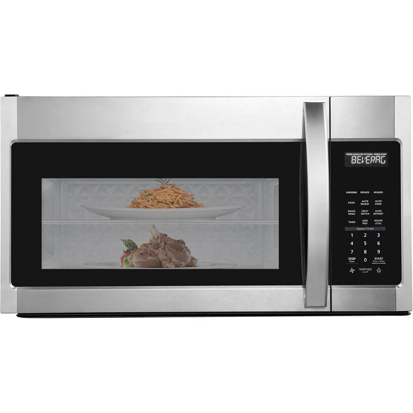 1.9 Cu Ft Over-the-Range Microwave with 400 CFM Vent & Auto Cooking 1000W