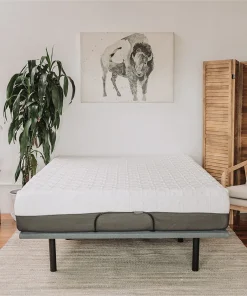 10" Gel Memory Foam Mattress California King Size in White Dark Gray