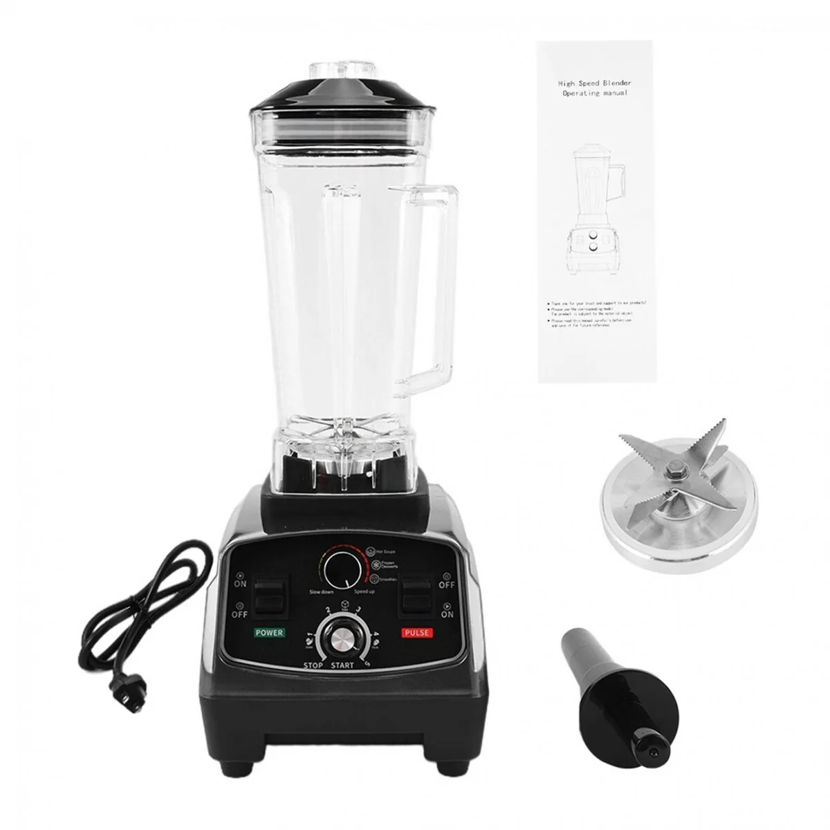 1000W High Speed Professional Countertop Blenders For Shakes And Smoothies - 8' x 10'