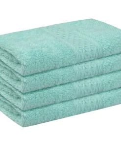 Cotton Washcloths Set, Highly Absorbent and Comfort Washcloth, Essential Face Towel for Bathroom, Spa, Gym 13" x 13"