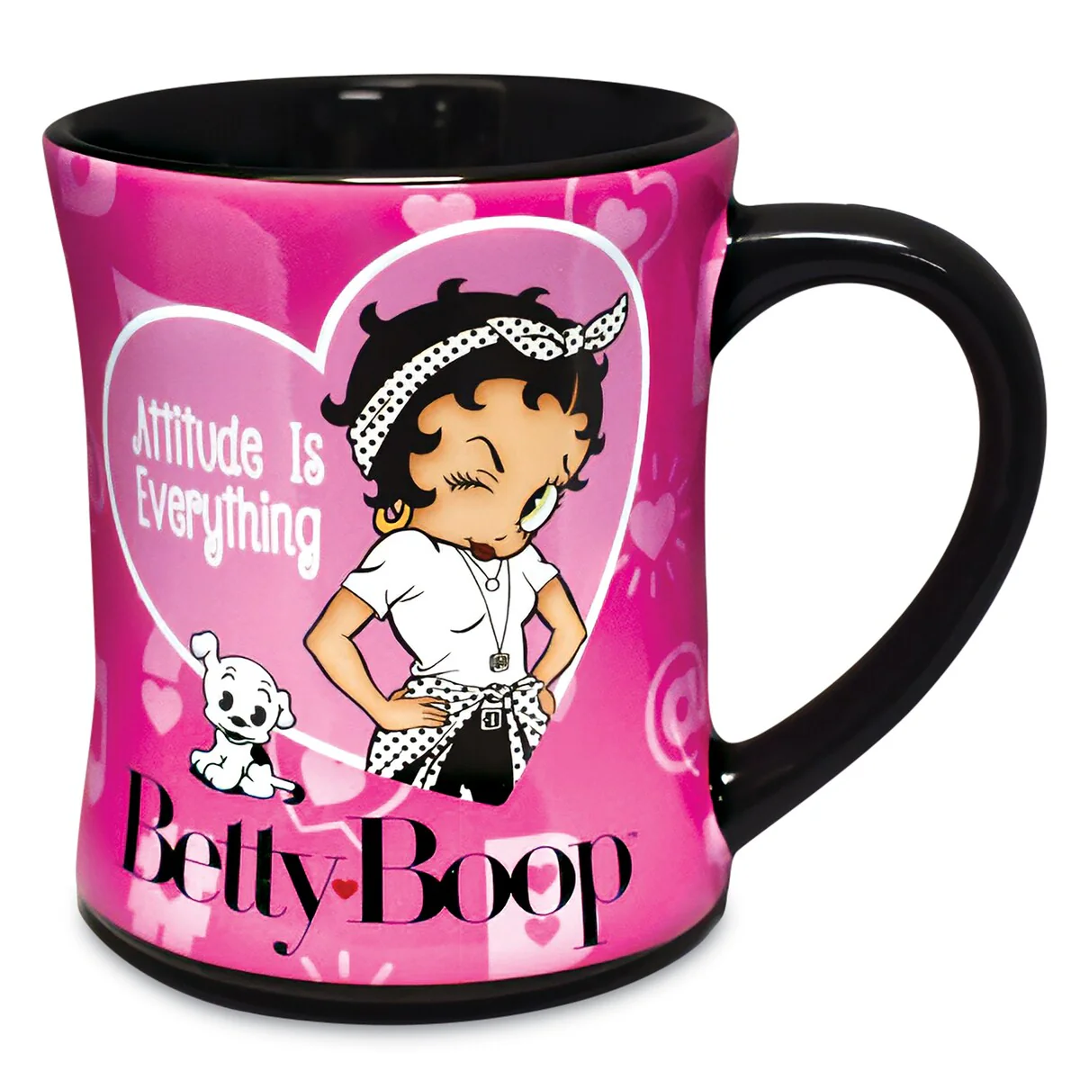 Betty Boop Attitude is Everything Ceramic Mug - 4.5 x 4.5 x 5
