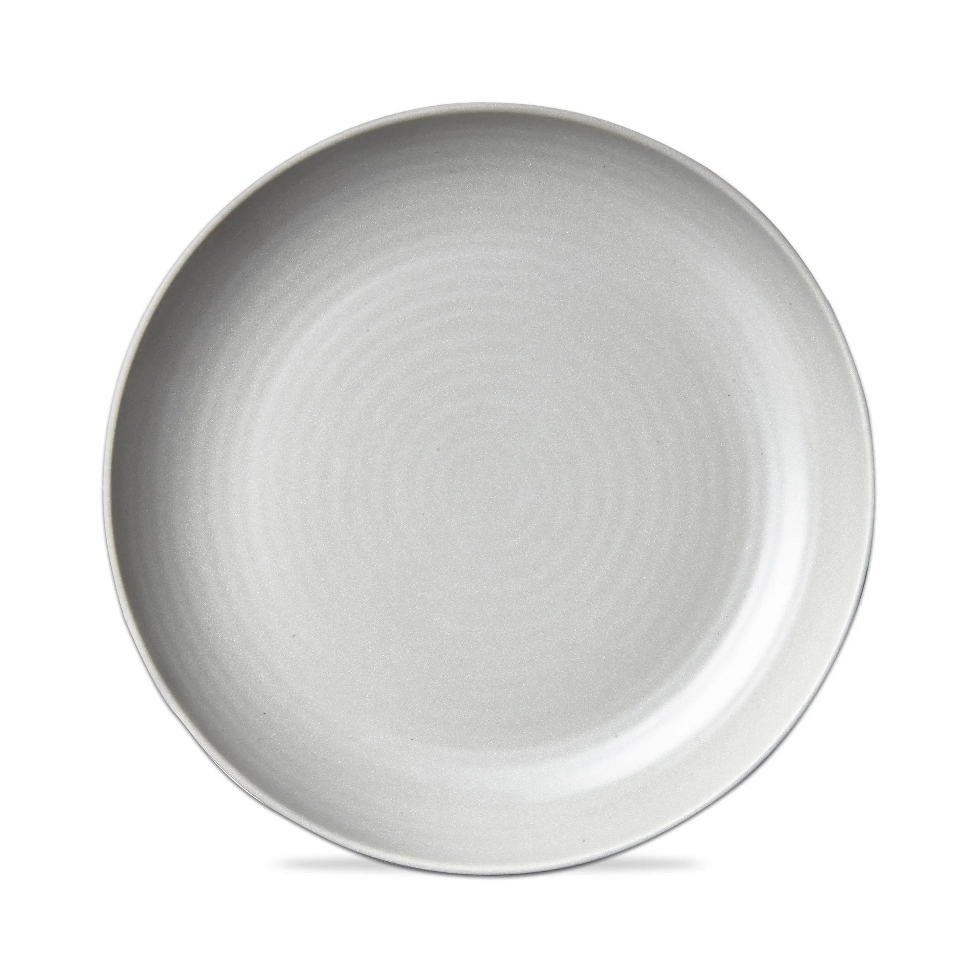 Light Gray Brooklyn Melamine Plastic Dinning Dinner Plate Dishwasher Safe Indoor/Outdoor 11x11 inch Dinner Plate