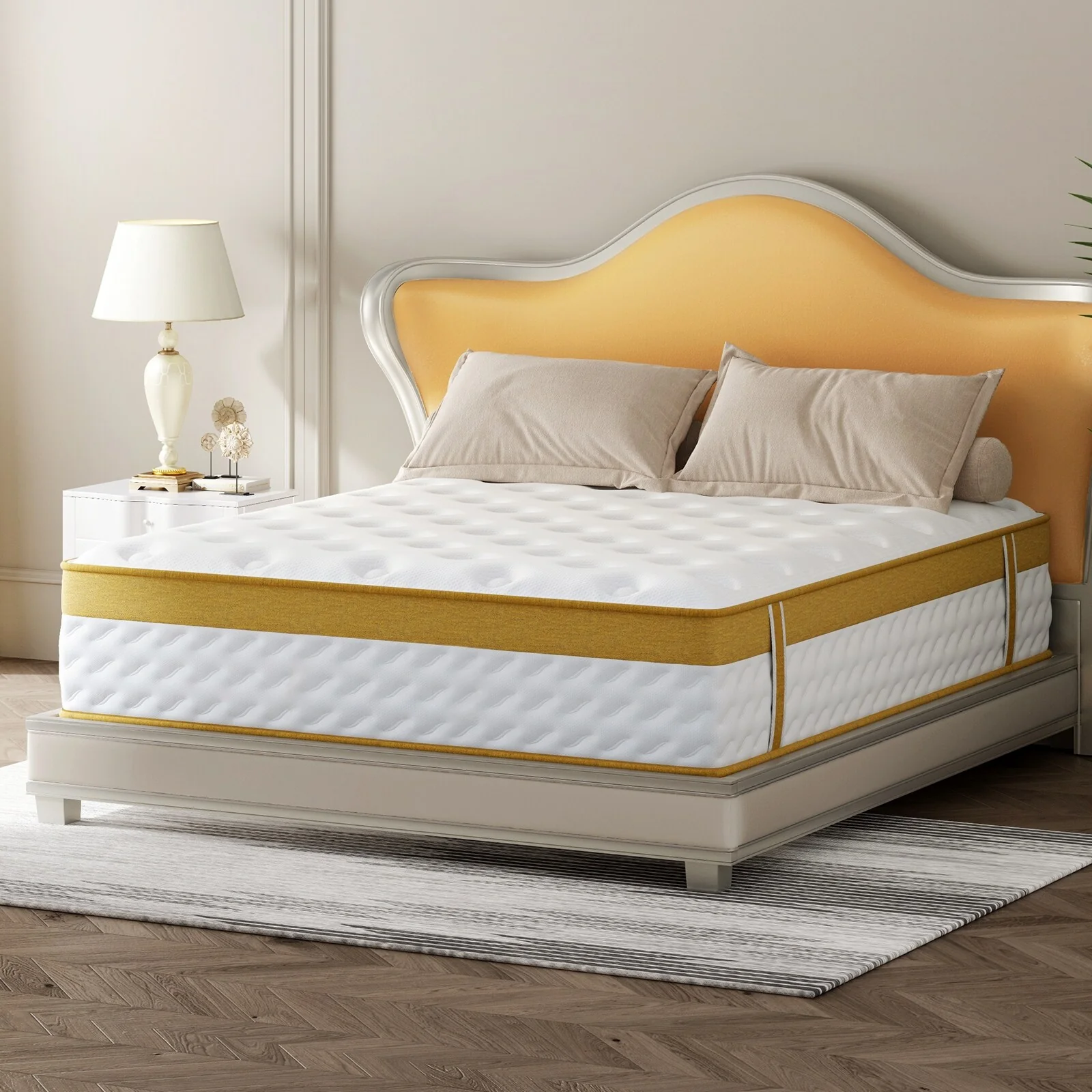 10 in. Medium Firm Gel-infused Memory Foam Hybrid Mattress Cooling and Breathable with CertiPUR-US and OEKO-TEX