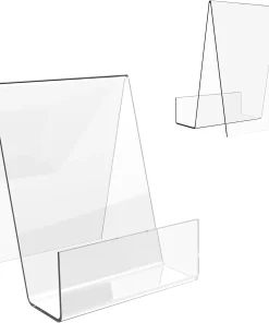 Acrylic Book Stand with Ledge