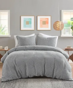 Intelligent Design Soren 3 Piece Matelasse Jacquard Duvet Cover Set