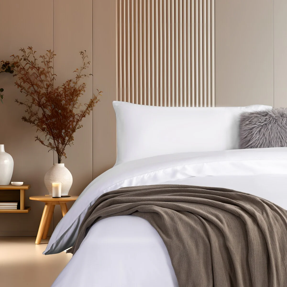 100% Tencel Cooling Duvet Cover Set, Silky Smooth & Breathable Lyocell